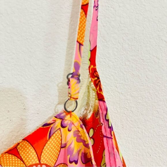 EUC Josie Natori  Y2K Vintage Orange Print Cami XL - Picture 4 of 6